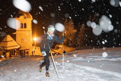 The VERTICAL launches the SkySnow European Championships in a magical Alpine setting. ©Giacomo Meneghello