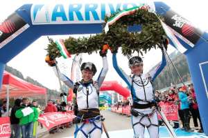 Mireia Miró and Laëtitia Roux celebrate their victory!