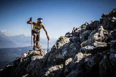 One of the favourites in the European Chanmpionships, Italy’s Cristian Minoggio, knows the course like the back of his hand. Here on the way to his win in the 2022 SkyMarathon. ©Maurizio Torri